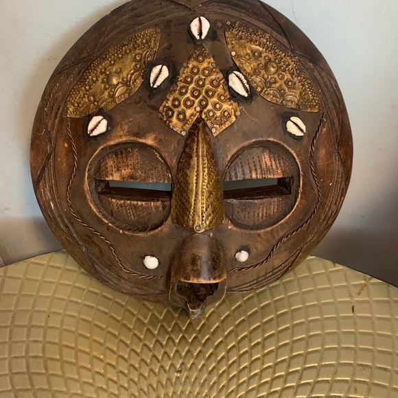 Wall Decor | African Mask Ivory Shells | Poshmark